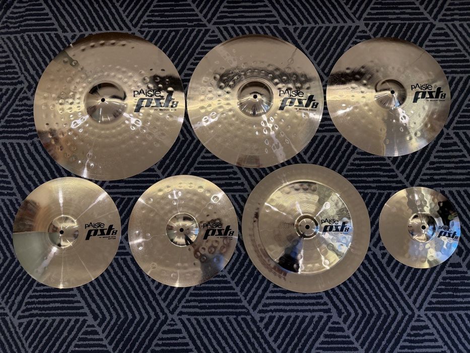 Тарілки для барабанів Paiste PST8 (Universal Set + China + Splash + Ex