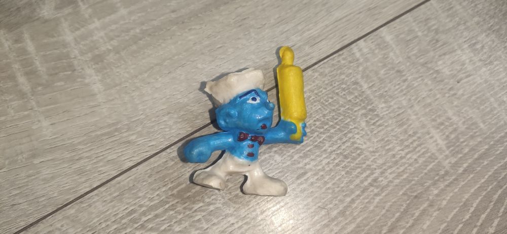 Smerfy figurka Smerf Kucharz piekarz figurka vintage PRL