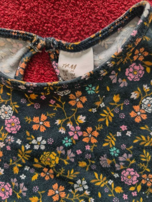 Sukienka H&M 74 długi rękaw