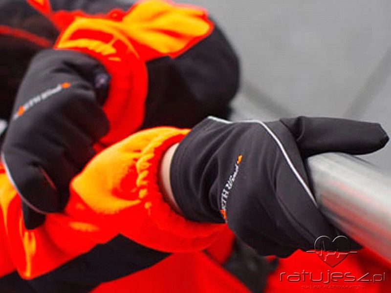 Rękawiczki polarowe North Wind czarne (M)