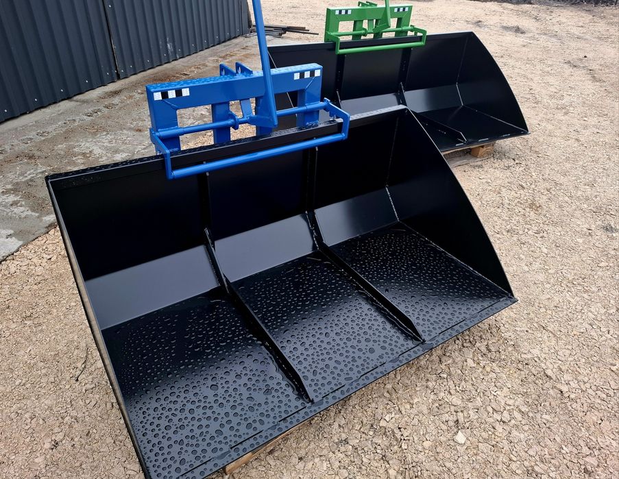 Mocna łycha do ciągnika z kiprem, szufla z wywrotem Łyżka z kiprem