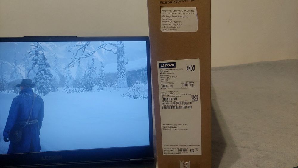 Lenovo legion 5 RTX3050 15.6" FHD IPS 165H