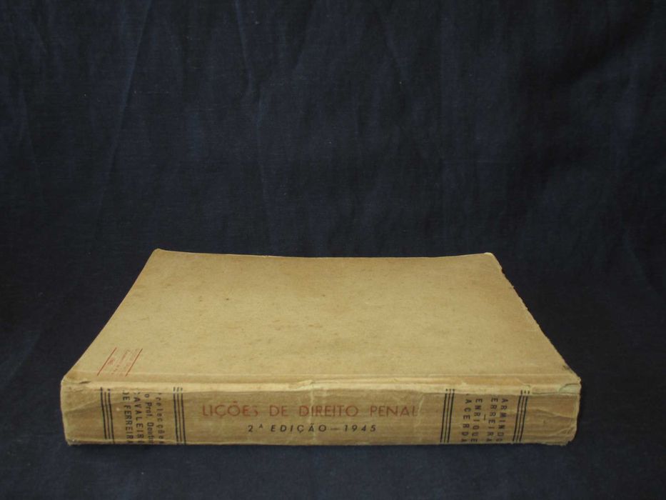 Livro Lições de Direito Penal 2ª edição 1945