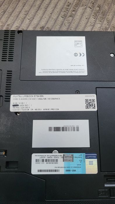 Laptop Fujitsu Lifebook i3