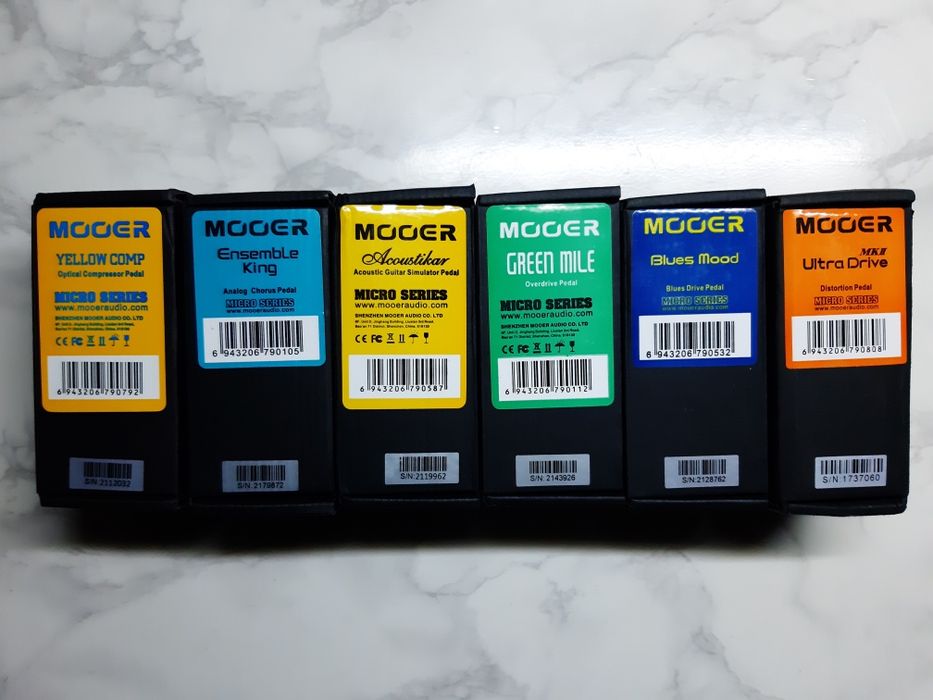 MOOER Blues mood Ultra drive MKII Yellow comp Acoustikar