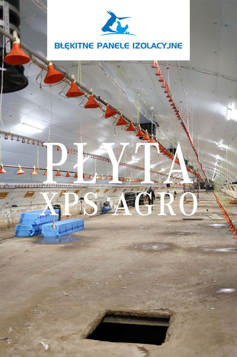 Błękitne Panele Izolacyjne Podsufitka Styrodur XPS AGRO 4,5,6,8,10,12