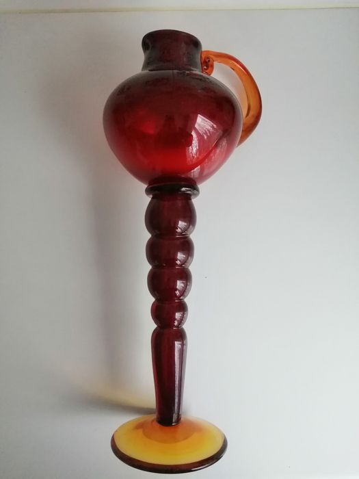 Amfora wazon Krakowski Instytut Szkła Świstacka SUPER STAN