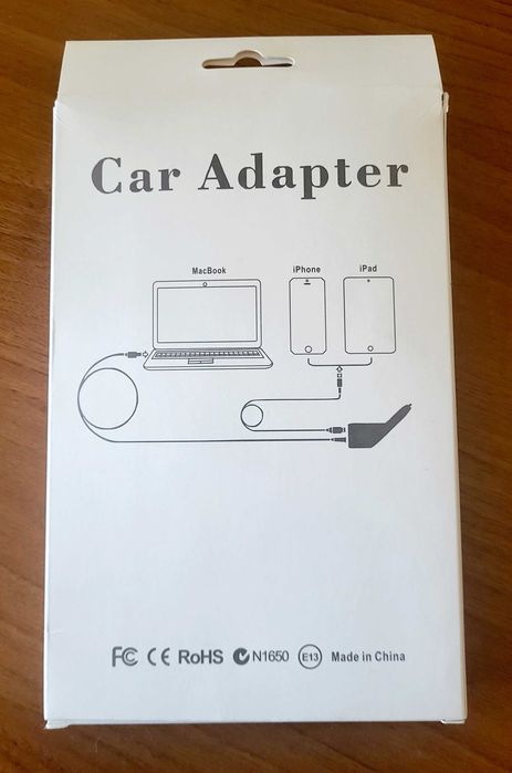 Автомобільний зарядний пристрій Lenovo 20V 4.5A Usb прямокутний штекер