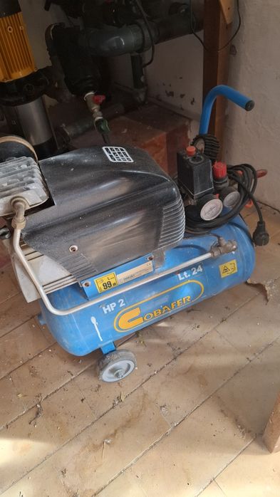 Compressor gobafer 24L 2HP bom estado