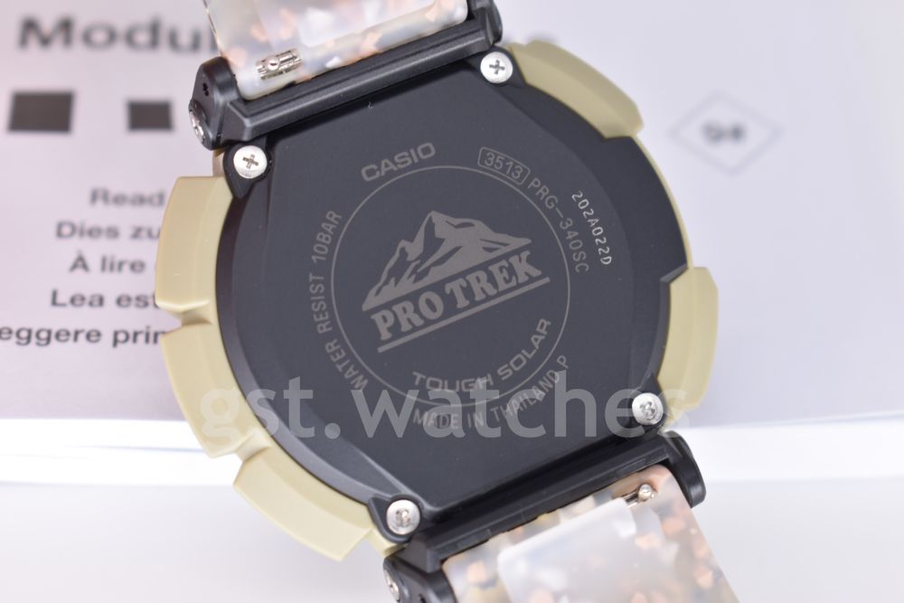 Casio Pro-Trek PRG-340SC-5E NEW ORIGINAL | Tough Solar | Triple-Sensor