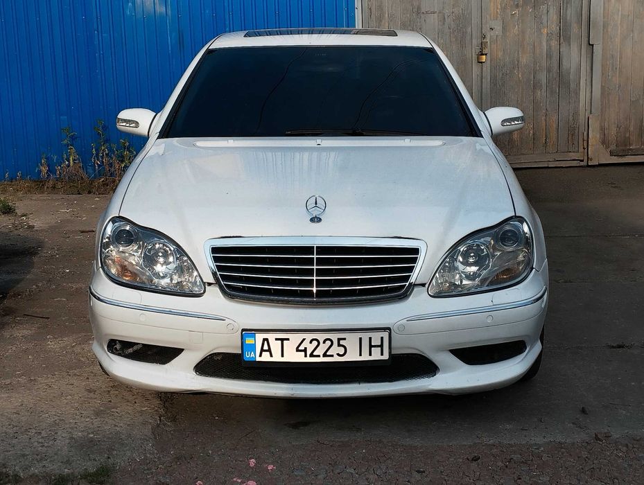 Капот Mercedes Benz w220 S Klass long rest рест