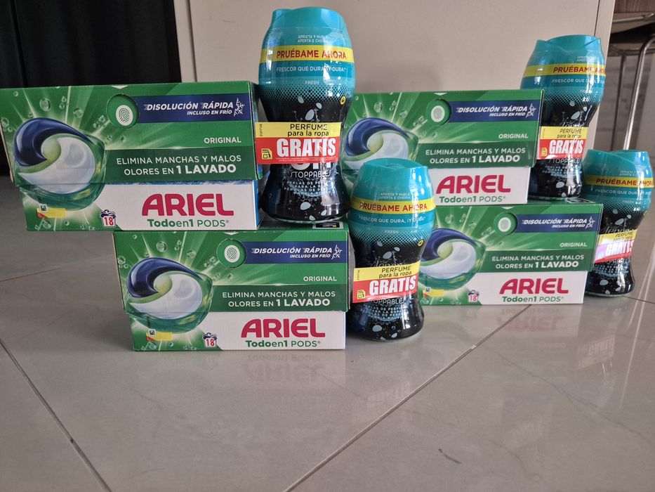Ariel 18szt + lenor perelki
