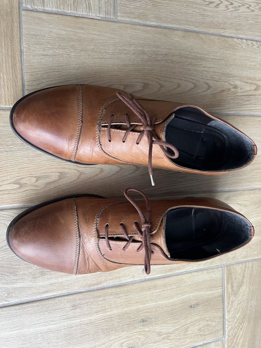 Szkórzane półbuty CCC Lasocki 39 brązowe