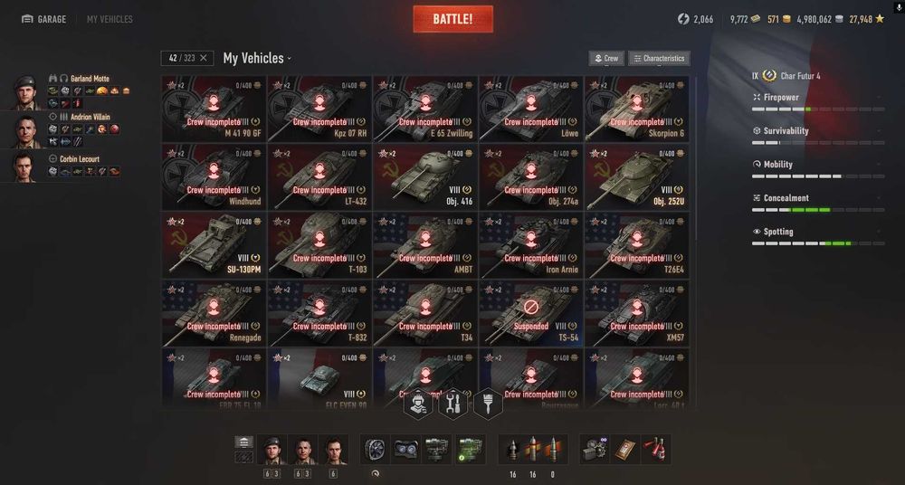 Акаунт World of Tanks Колекційний