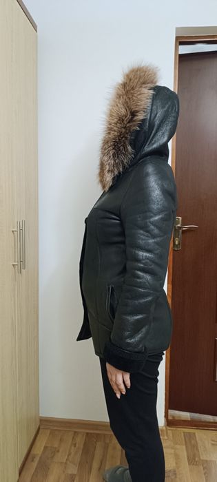 Жіноча дублянка шкіряна!