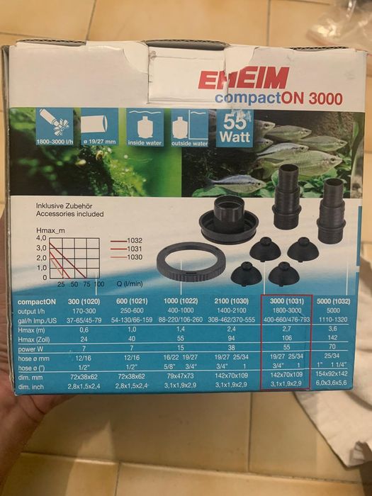 Bomba de circulação da Eheim