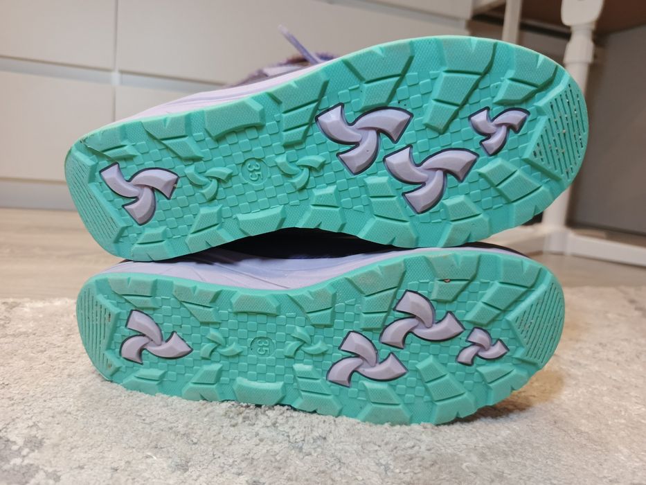 Buty zimowe 35r Buty zimowe dla dziewczynki 23cm