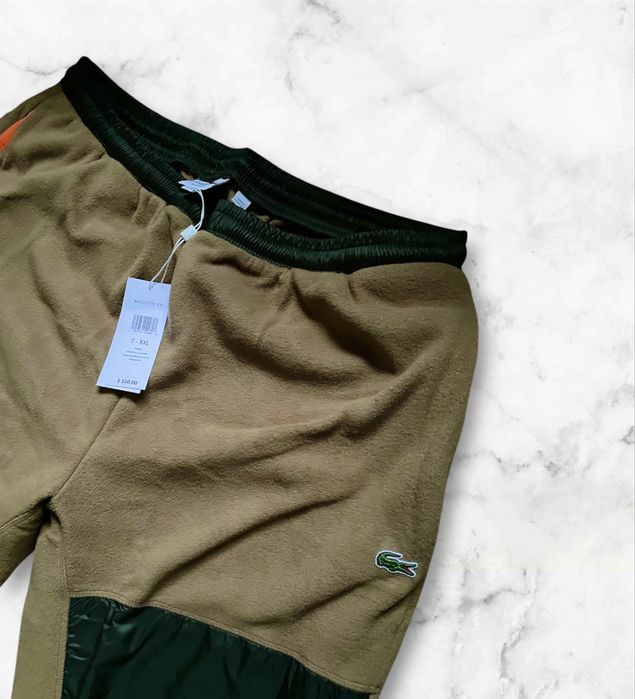 -50%$ XXL 52 54 Lacoste зимние спортивные штаны зимові флісові штани