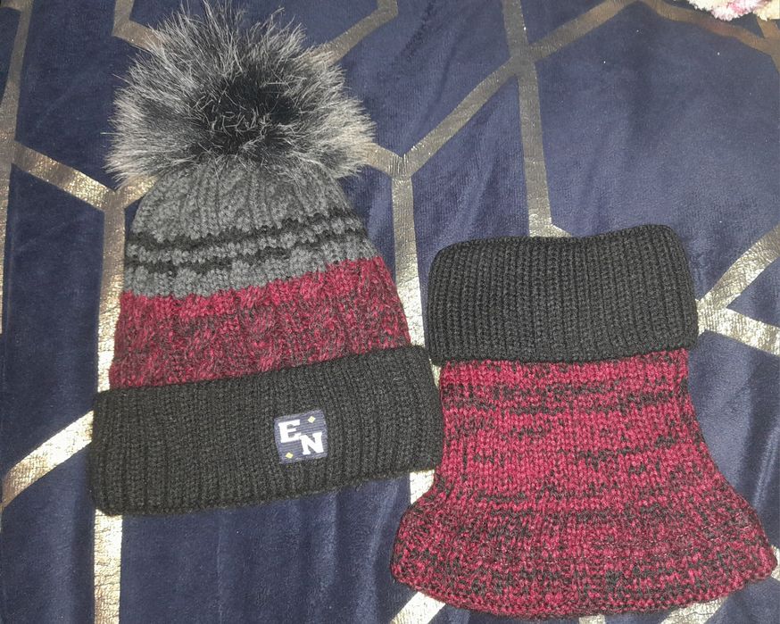 Шапка+хомут зима