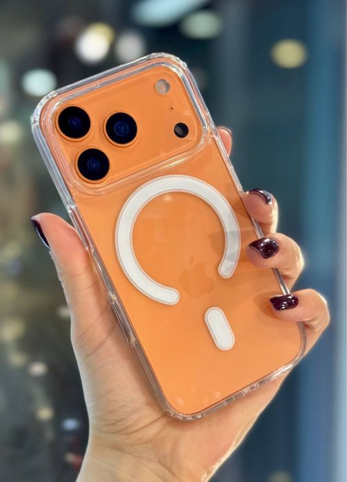 Чохол прозорий силіконовий з Magsafe iPhone 10/XR/11/12/13/14/15/16/17