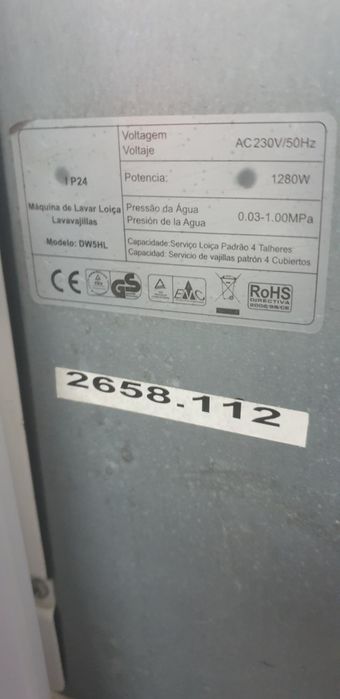 Maquina lavar loiça jocel