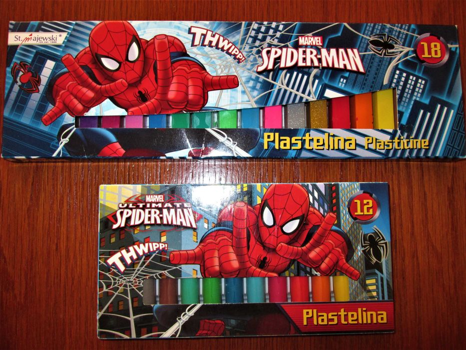 plastelina spider-man- komplet