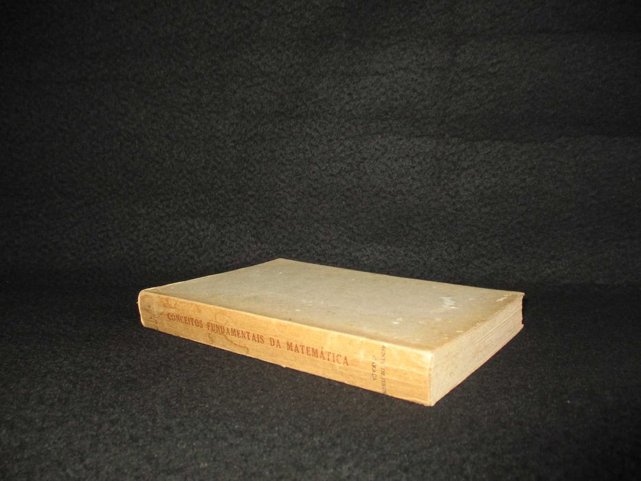 Livro Conceitos Fundamentais da Matemática Bento de Jesus Caraça 1963
