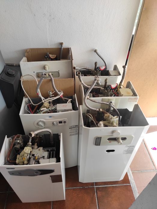 Esquentadores Vulcano revisionados 11 litros ou 14 litros a gás natura