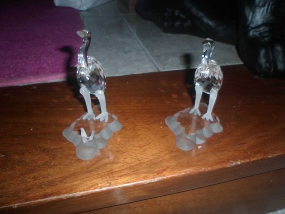 2 cegonhas em cristal swarovski muito bonitas