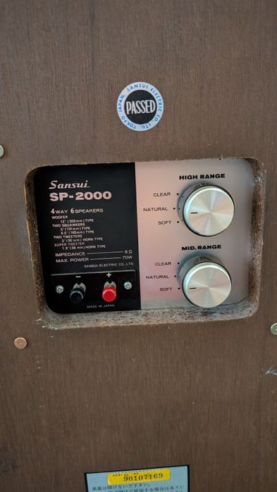 Kolumny Sansui SP-2000 | stan gabinetowy | serwis Jantzen | standy
