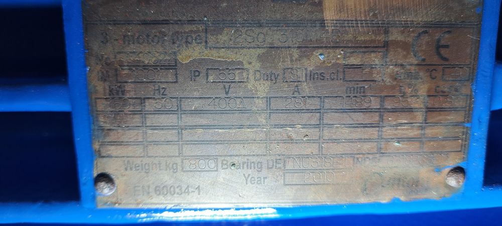 Silnik elektryczny Celma 160kw 1489obr 400v