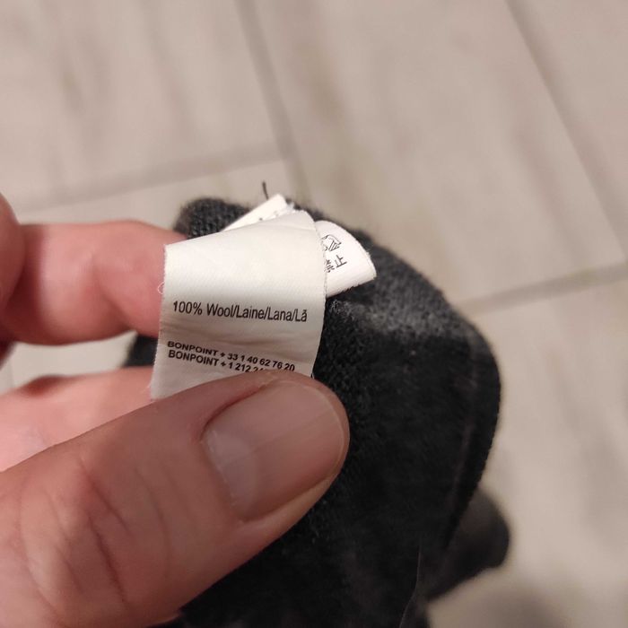 Sweterek 100% wełna rozmiar 86 perełka