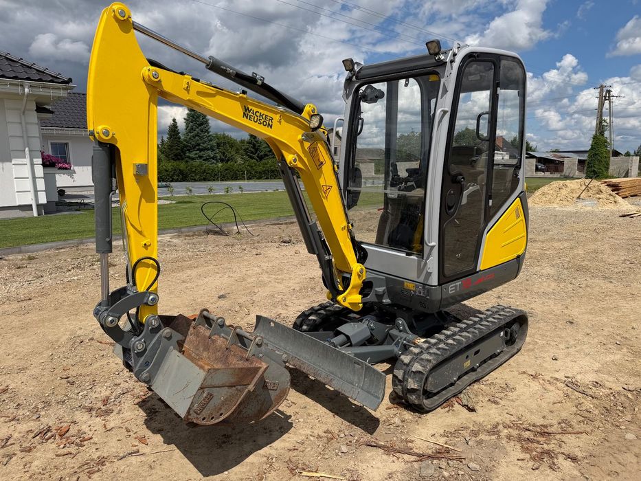 Wacker Neuson ET18 VDS  NOWA!!! Idealna tylko 150mth! FILM! Minikoparka Wacker Neuson ET18 VDS