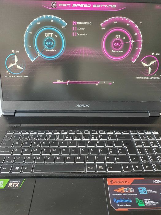 Aorus 7 KB i7 10750H