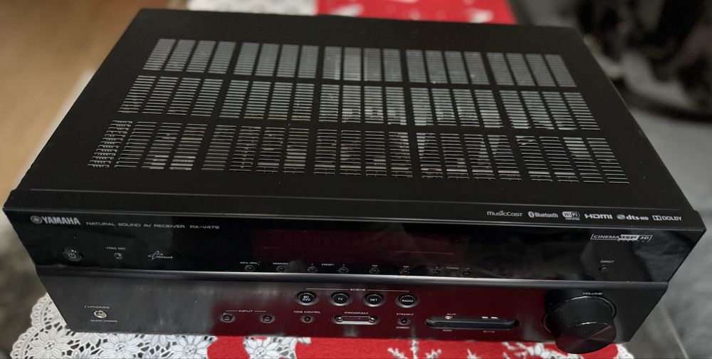 Amplituner Yamaha MusicCast RX-V479 - czarny