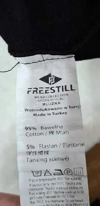 Czarna oversizowa bluza Freestill – bawełna, idealny stan
