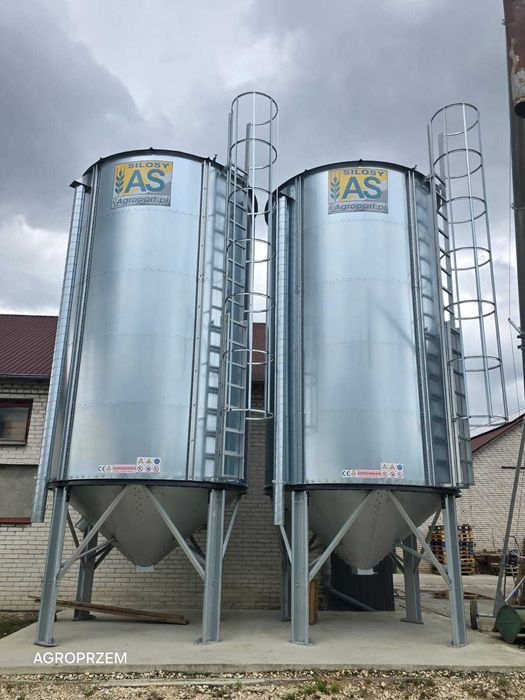 Silos lejowy zbożowy AS 25ton / zbiornik bin