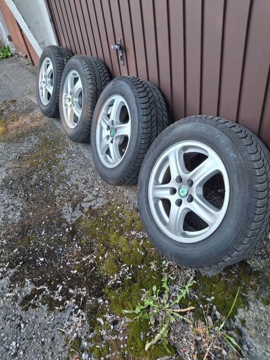 Alufelgi 15 5x100 Skoda,Vw,Seat,Audi z oponami z 2023