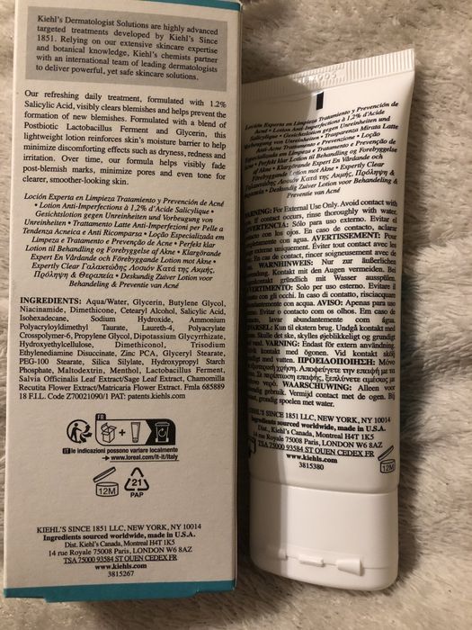 Kiehl’s przeciwtrądzikowy do twarzy 60ml emulsja