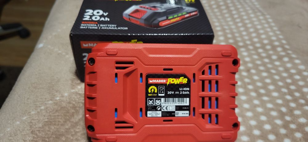 Bateria mader power 20v 2ah e 4ah novas