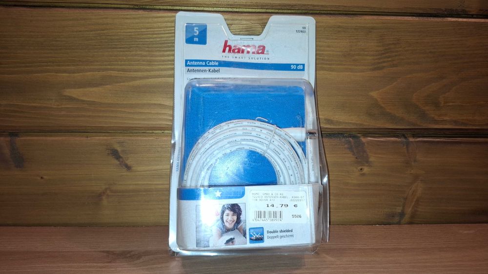 Kabel Antenowy - HAMA - 5 metrów