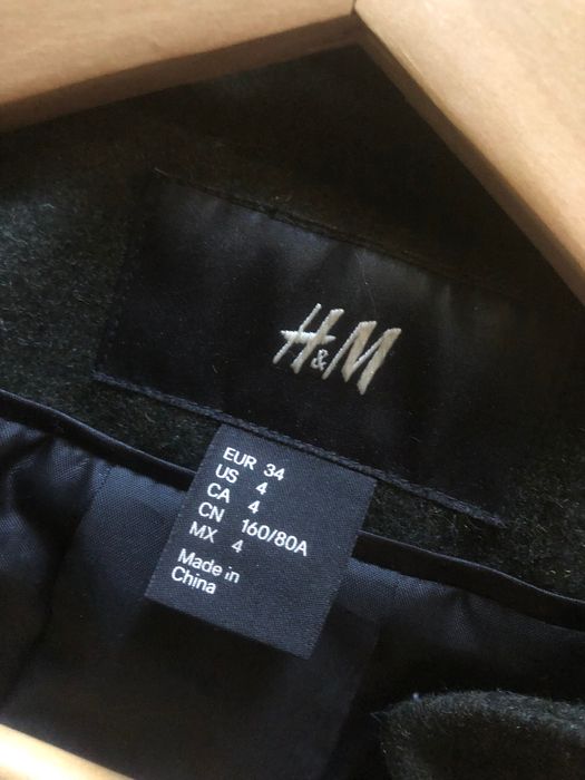 Пальто  вовняне  H&M