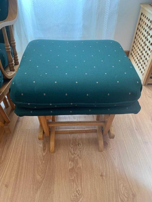 Cadeira de Baloiço + apoio para os pés // Como nova!