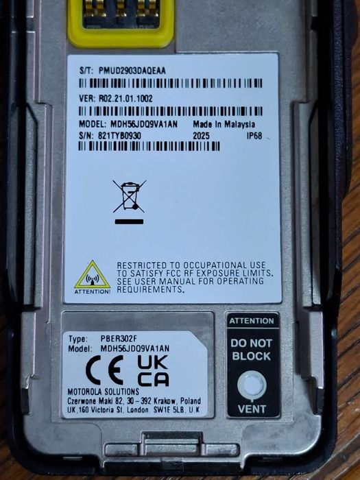 Motorola DP4600e

Цифрова портативна радіостанція VHF, 5 Вт
Модель: MD