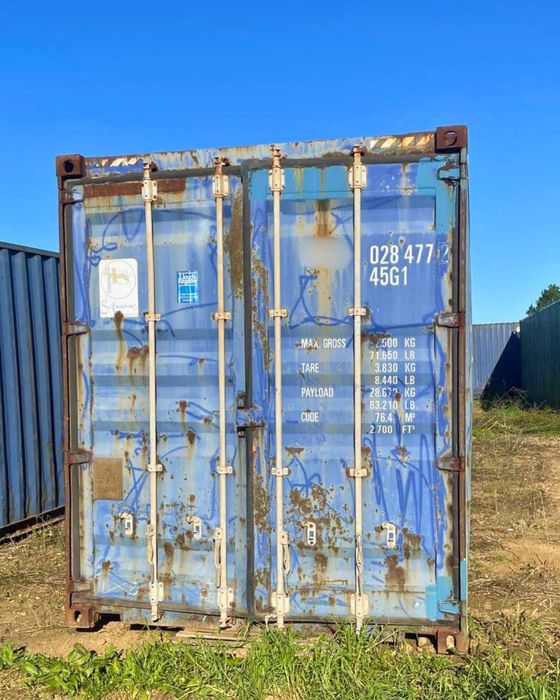 Contentor Marítimo 12 Metros Altura Extra (40 pés HC)