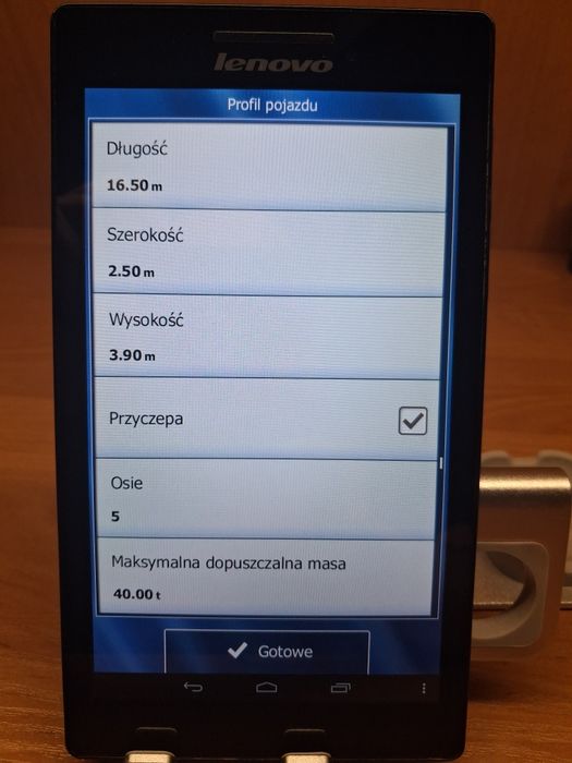 tablet lenovo  z wgrana nawigacją igo nowe mapy