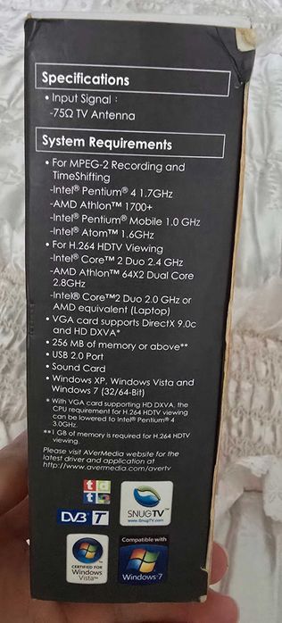 AVerMedia AverTV Volar HD PRO pen USB - DVB-T