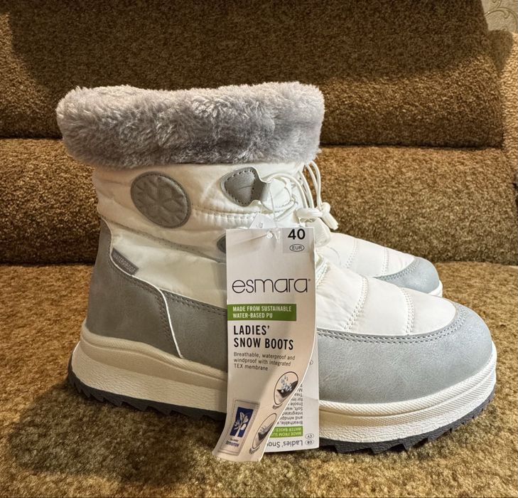 Жіночі чоботи ESMARA waterproof 40р