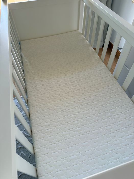 BERÇO DE GRADES 120x60 com TUDO INCLUÍDO