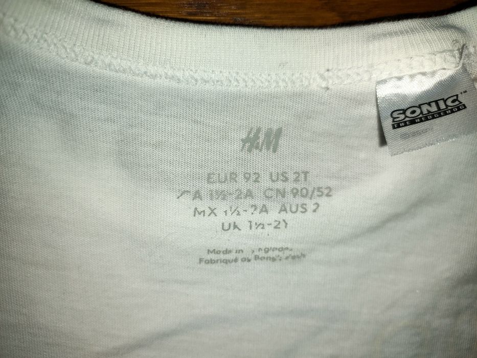 Koszula i koszulka SonicHM, H&M, spodnie OshKosh